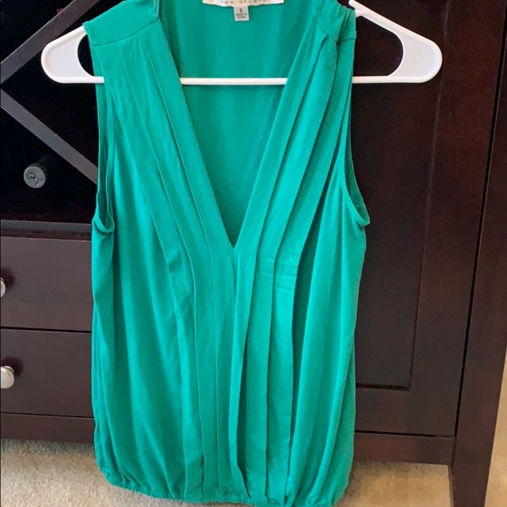 Green tank top